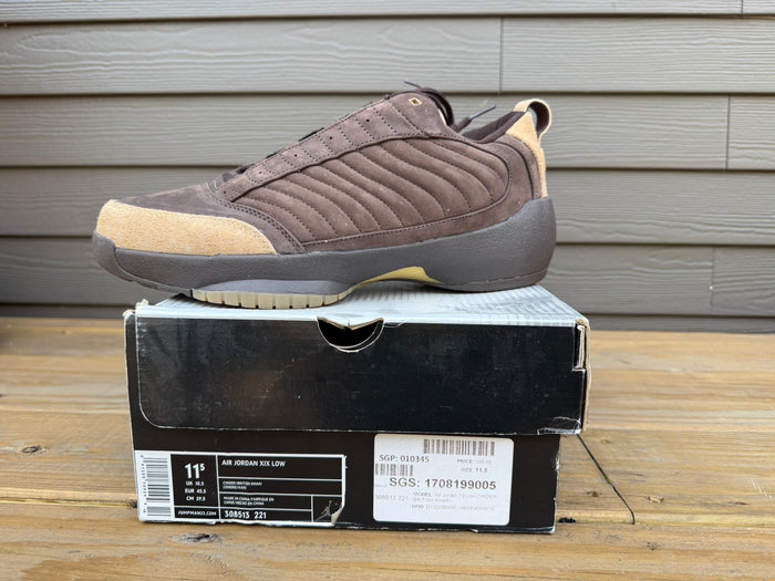 DSJordan 19 OG Low Cinder British Khaki Size 11.5