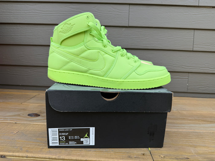 Jordan 1 Retro AJKO Billie Eilish Ghost Green (Size 11.5M/13W)