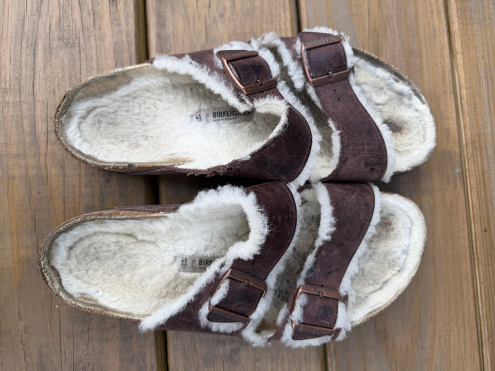 Birkenstock Arizona Shearling Size 45